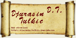 Đurašin Tulkić vizit kartica
